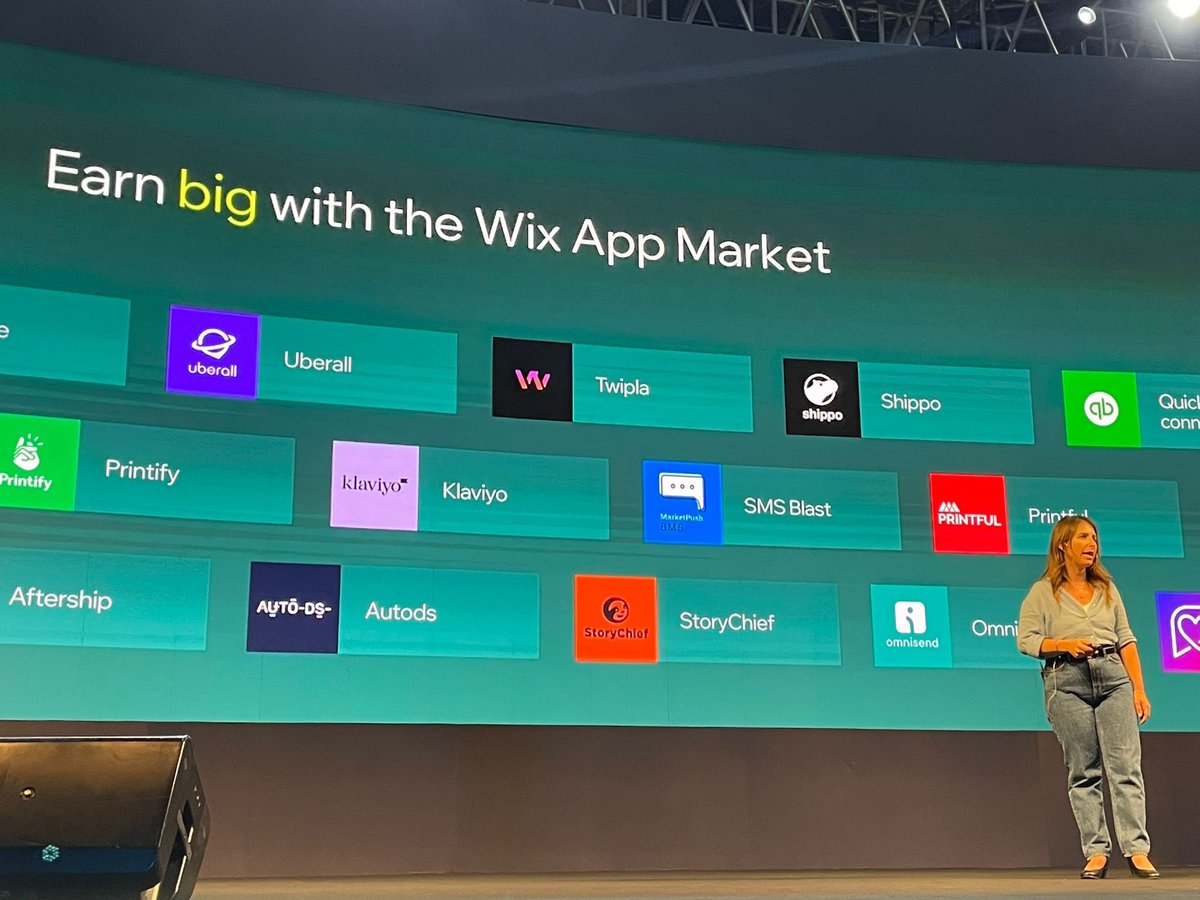 WixStudio's tweet photo. “Today, apps are the way to break boundaries in the Wix ecosystem and we’re heavily investing in providing you with everything you need to succeed.”

Head of DevRel, Tuvit Rubin Kaplan, talked about how developers can tap into the Wix App Market’s potential.

#DevStudioCon2024 https://t.co/Jn74WJF306