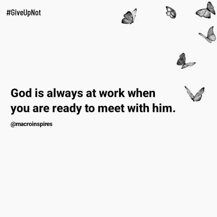 macroinspires's tweet photo. God is not the one delaying us; our own self-doubt in His abilities is what's holding us back.
#giveupnot #SaturdayMotivation #havefaith #socialwork https://t.co/hjwh4Pm0LE