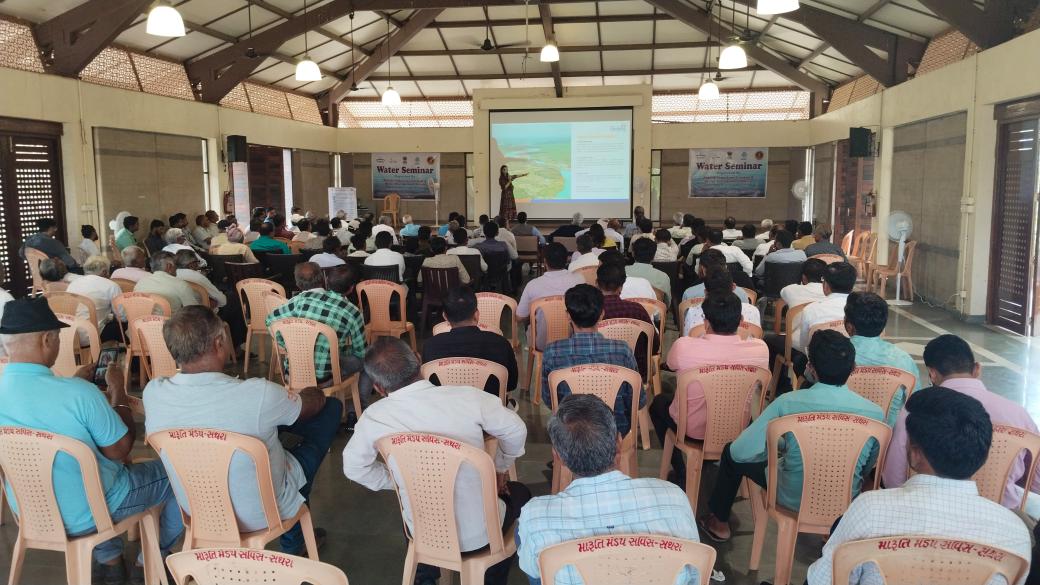 PIL In collaboration with WMF organised one day Seminar on #WATER at Agri-Horti center at Manar talaja to discuss water conservation, felicitate progressive farmers. PIL is having MoU with the Govt of Gujarat irrigation department to develop water bodies in Bhavanagar &amp; Amreli