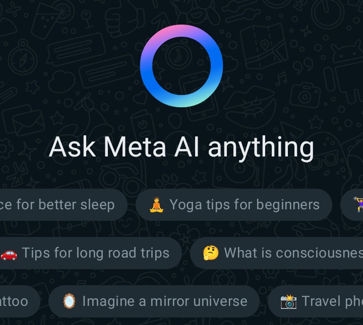 ritsss_sen's tweet photo. Just explored the @AIatMeta (@WhatsApp #MetaAI), I'm impressed!!!!🫡

It's just amazing:
👉Open your WhatsApp 
👉Click on Ⓜ️ 
👉Enter your prompt 

That's it✌️
🗞️Meta Llama 3, just love it🤍

#ai #ArtificialIntelligence @finkd @Meta #Llama3  @llama 
---ritsss https://t.co/NM1gN19s39