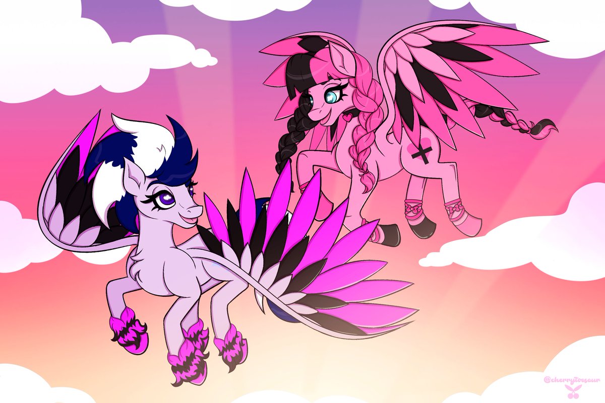 Thank you so much for this birthday gift @cherrytoosour !!! 🥰🥰🥰 It looks amazing, I love it! 
#mlpart #mlpoc #mlpfanart