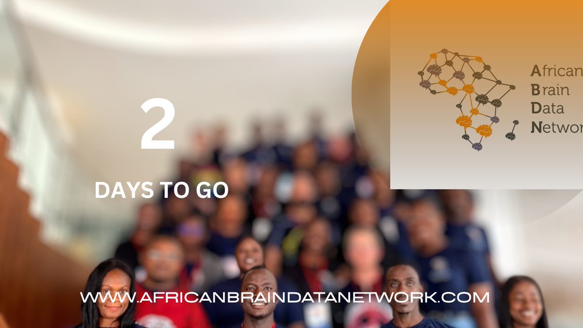 AFRICAN_BDN's tweet image. ⏰Time is running out! Only 2 days left until the deadline! Hurry now and send in your applications.
Apply here: docs.google.com/forms/d/e/1FAI…
africanbraindatanetwork.com
#ABDS2024 #neurodata #fairbraindata #datascience