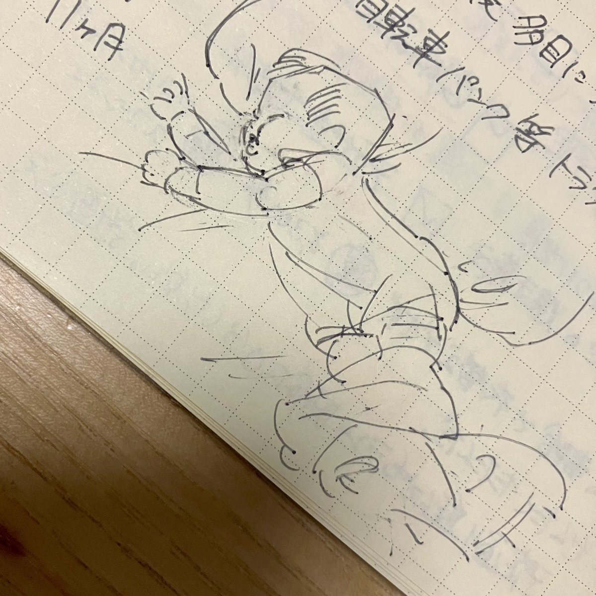 moke_illust's tweet photo. なんでもいいから久々絵を描きたくなって
11ヶ月の次男です https://t.co/gscHiX0CqA