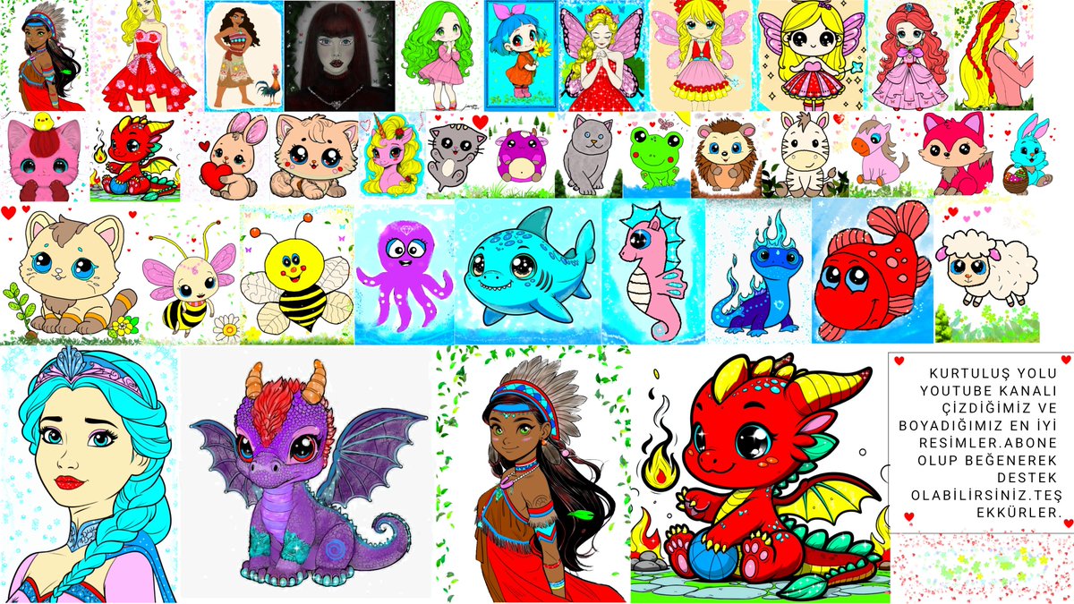 Çizim ve Boyama - Kurtuluşyolu Kanalı Tanıtımı-Yorumlarınızı Bekliyorum
Her Gün Resim Çizme artık daha çok boyama yapıp ekliyoruz.Çoğunluk Çocuklar İçin.Masallar ve değişik çalışmalarda var.
youtube.com/watch?v=MYZOO6…