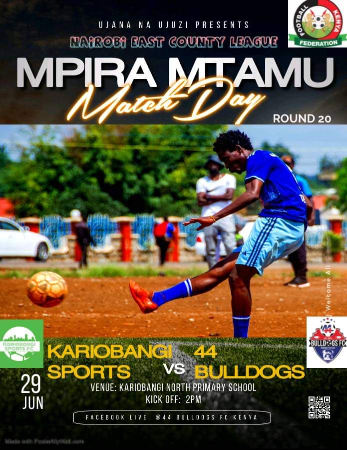 44BulldogsFC's tweet photo. PUBLIC NOTICE: Leo ni MATCHDAY
We cant keep calm...
#huwangaverybad #44hvb #wearethepack #ItsAllAboutYou #umawao
//Ombachi Matiangi Madam President Amerix Karen https://t.co/vJxOo6c712