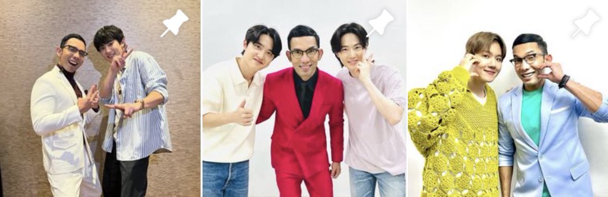 tbh terenyuh dikit sama ka indra dimana beliau udah jadi MC banyak bgt idol sama artis korea tp yg di pin semuanya exo 🥹 kayaknya beliau juga happy bgt bisa kerja sama exo (apalagi grup favoritnya exo jg)