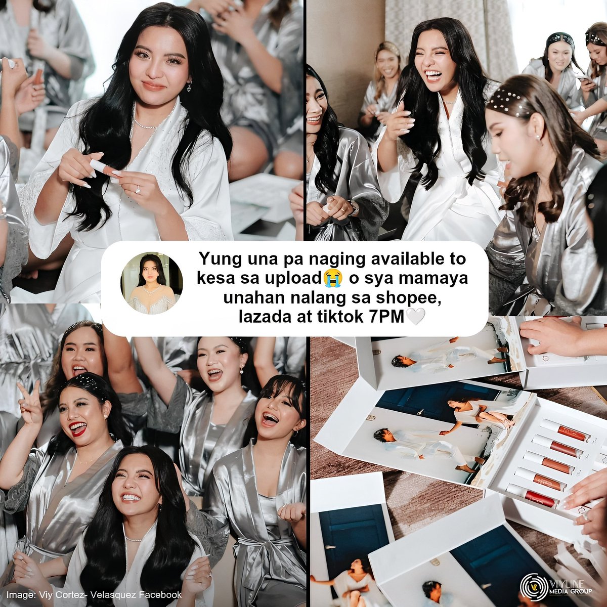 VL_MediaGroup's tweet photo. No vlog, no problem!
Mag-unahan na lang muna tayo sa Lip Slay mamayang 7 PM, baka sakaling mag-upload na kapag na-sold out ๐คญ
๐ธ Viy Cortez-Velasquez | Facebook
#ViyCortezVelasquez #CarloSantos
#ViylineCosmetics #LipSlay
#TeamPayaman #ViylineMediaGroup https://t.co/WHzgKLLWEY