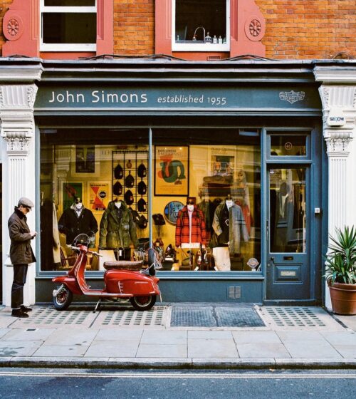 John Simons Est. 1955
When Saturday Comes...
We're open today from 11am till 6pm at 46 Chiltern Street, London W1U 7QR
Call us on 020 3490 2729 for all enquiries.
Our website can be found at the following link.
johnsimons.co.uk