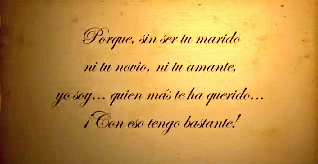 Ayer me dedicaron esta estrofa del poema. Creo que algo sentía en su corazón, porque nos estabamos despidiendo, solo que no se lo podía decir (>_<)ℒℴѵℯ❤