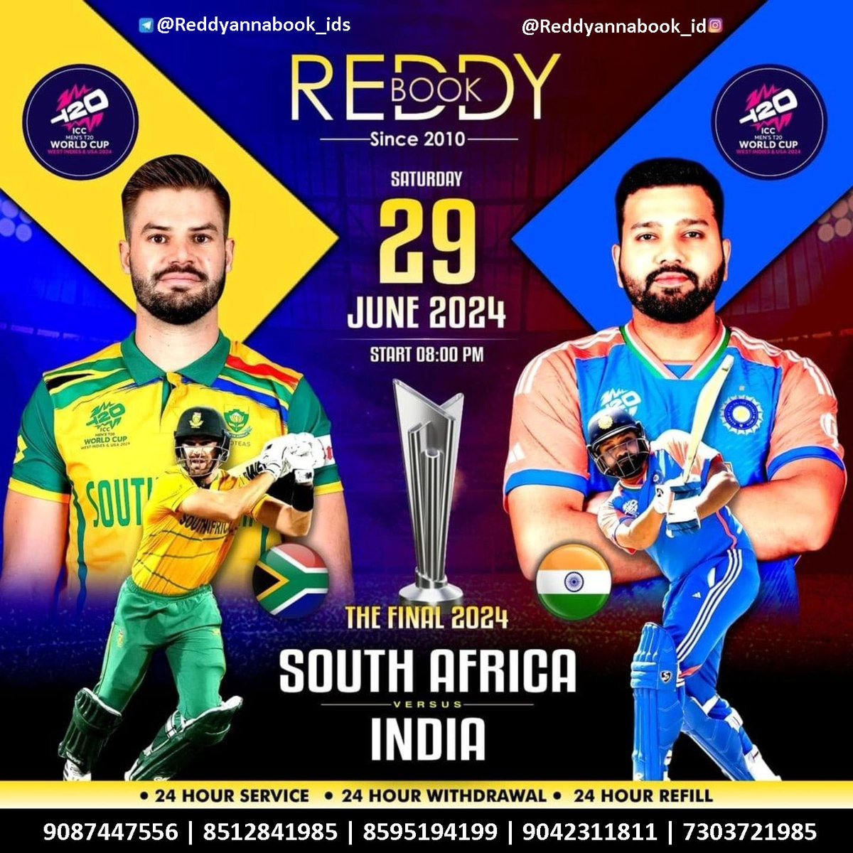 Reddyanna_2002's tweet photo. Official website- https://t.co/Dza1Lcf1Lc
Instagram- https://t.co/VgkCRq7IzJ
Step into the thrilling world of cricket as we unveil the untold story of Reddy Anna ID's journey to the ICC T20 Men's World Cup 2024.
#REDDYANNAID #REDDYANNAWEBSITE #iccworldcup2024 https://t.co/u7ZHKhU2w3