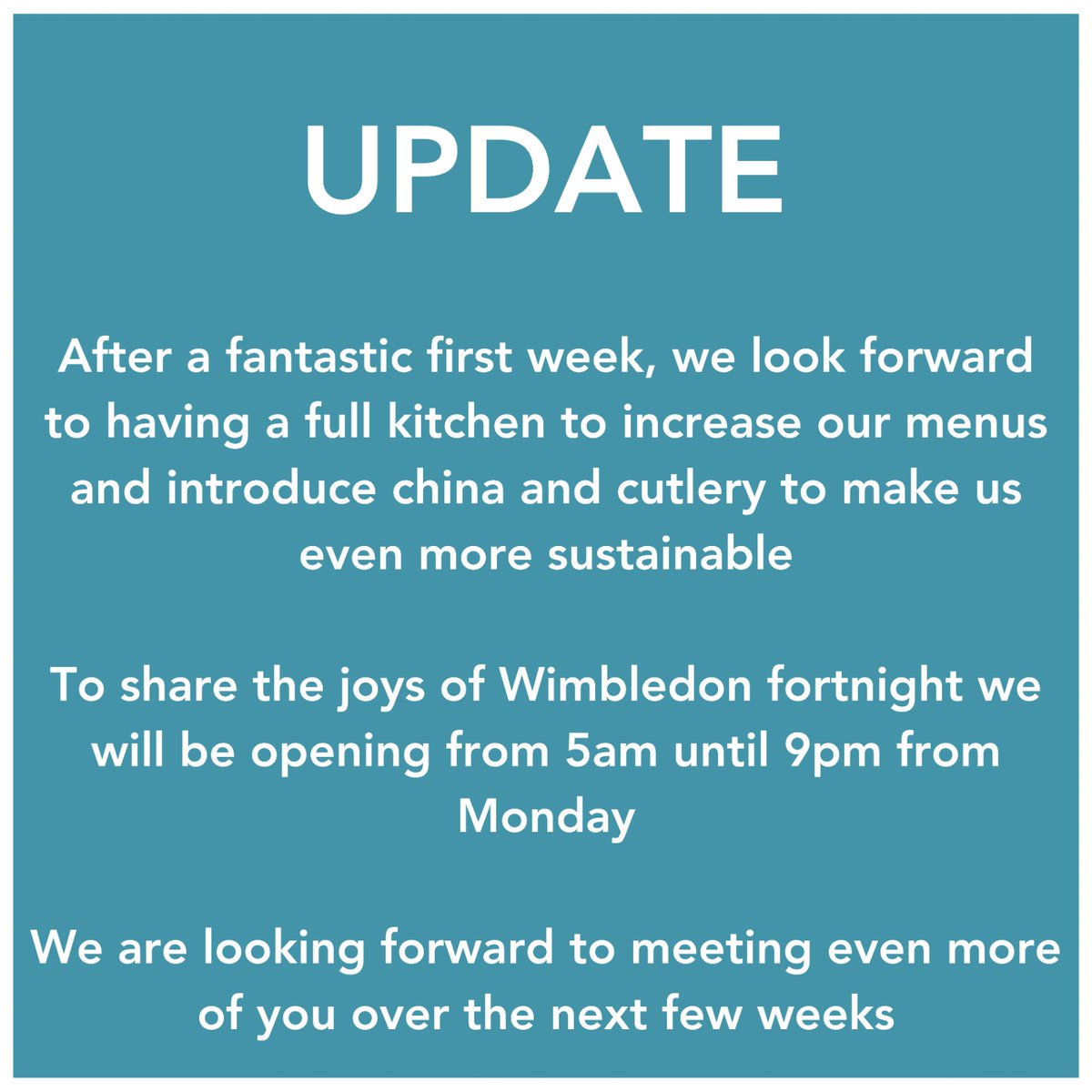 Cookskitchen23's tweet photo. #bakedgoods #cakes #coffee #cooksandpartners #cookskitchenwimbledonpark #communitycafe #freshlybaked #icecream #lunches #merton #pastries #salads #sandwiches #savouries #soups #SW19 #teas #toasties #wimbledon #wimbledonpark 

@Cooks_Partners  @Cookskitchen23 https://t.co/9oYI012sA1