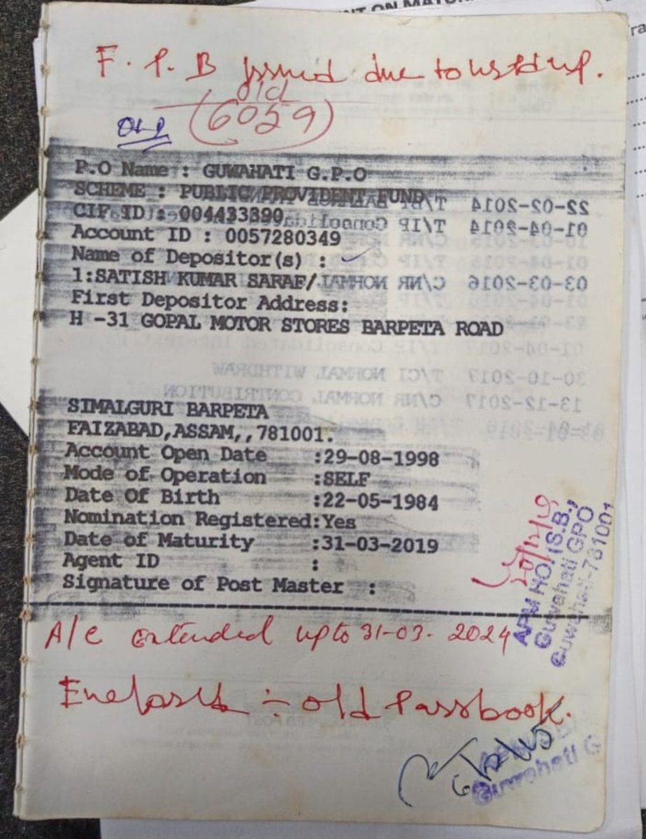 satishf's tweet photo. @IndiaPostOffice Attached is my account details, the office is still troubling us and not releasing the payment in pretext of one or the other issue. Infact we are also supposed to get the interest for the delayed period. Let us know how do we take this ahead. https://t.co/SyABe2Iuup