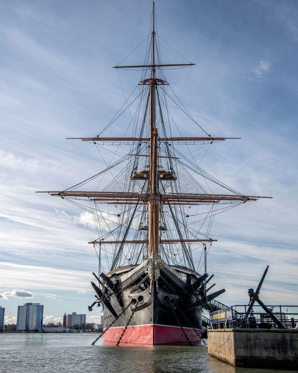 PHDockyard's tweet photo. Take on....⚓ HMS Warrior at @PHDockyard

Launched in 1860, HMS Warrior was the world's first iron-hulled, armoured warship &amp; a pivotal advancement in naval engineering

https://t.co/vJgMYYUjKC

#VisitPortsmouth #VisitHampshire #HMSWarrior #TakeOnAdventure #ShipPicSaturday https://t.co/XYu2oyMIfq