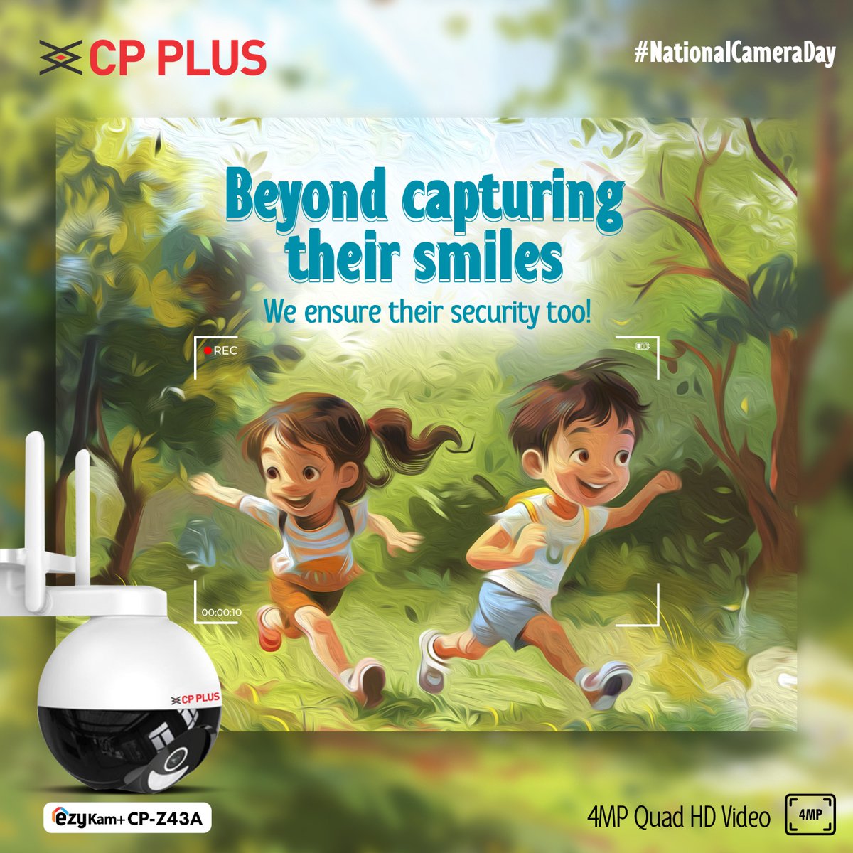 cpplusglobal's tweet image. Smiles and security in every frame. 📷✨

#NationalCameraDay #CPPlus #CPPlusIndia