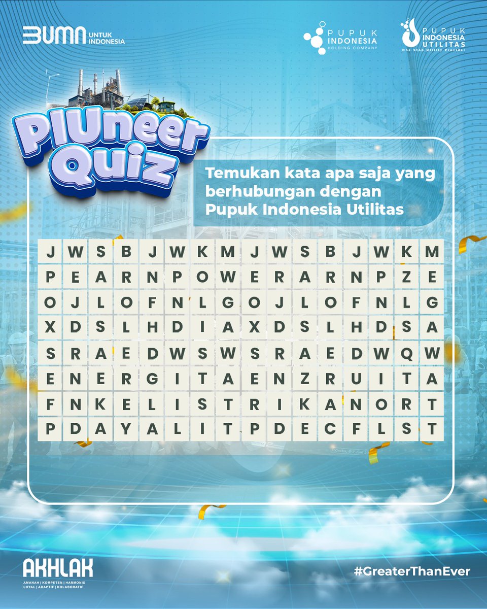 Saatnya PIUneer Quiz lagi nih!

Ada total hadiah Rp1,5 juta untuk 10 orang yang beruntung. Jangan lupa ikuti syarat dan ketentuannya juga, ya!