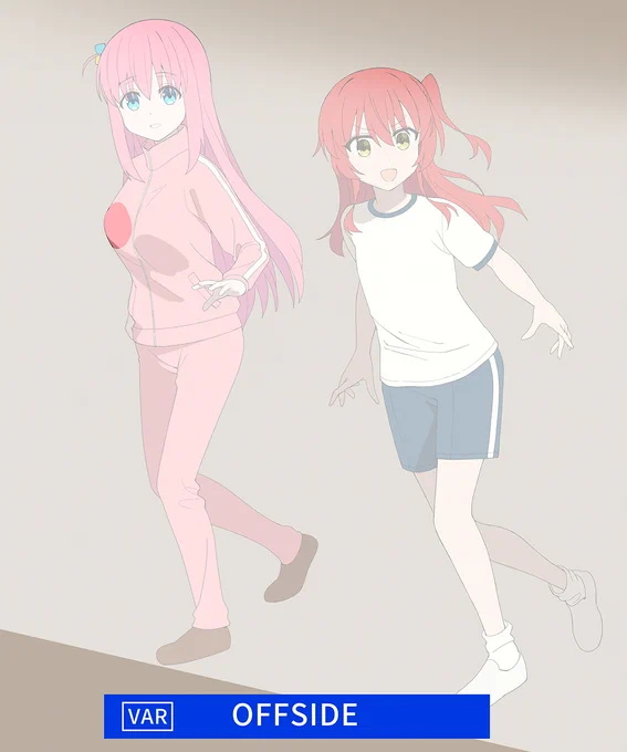 体育のサッカーのときのぼっちちゃんです