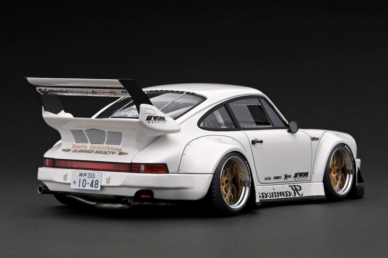 1/18ミニカー イグニッションモデル　RWBポルシェ930【新品】 イグニッションモデル 1/43 RWB 964 ホワイト/WORKマイスターS1