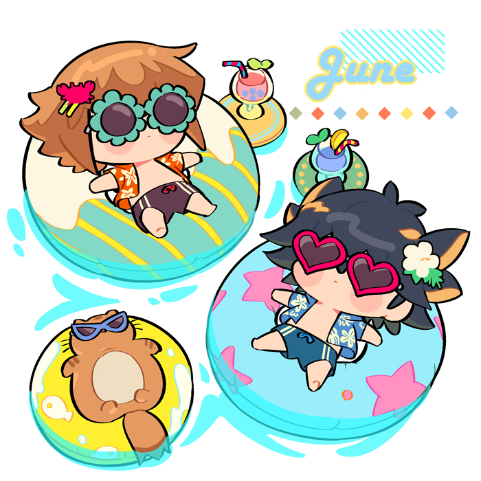 十游十的六月游泳去了！