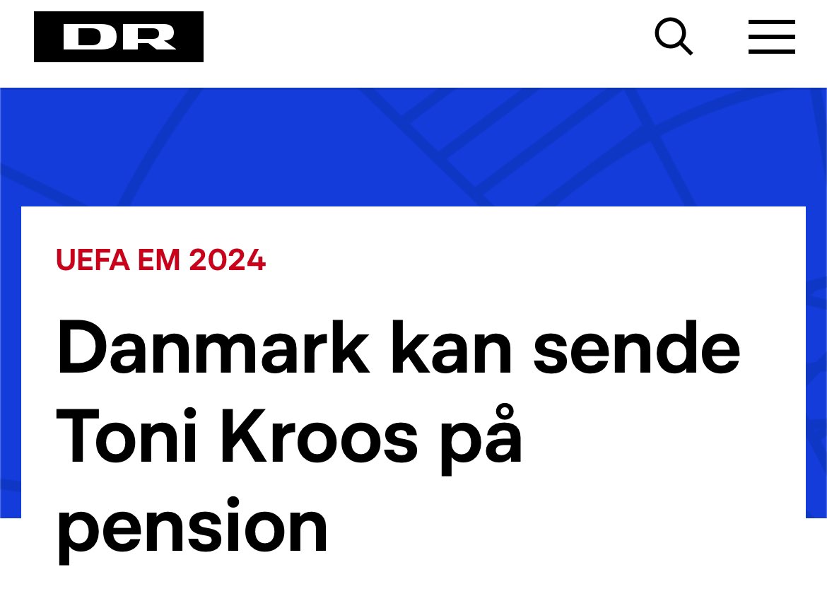 Med intet mindre end fem tilbagetrækningsordninger, så har Danmark faktisk nogle af de bedste forudsætninger for at sende Kroos på pension