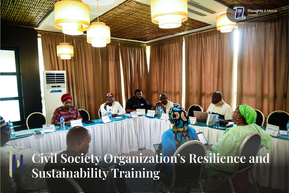 thoughtsandmace's tweet photo. @macfound @UdoIlo @olusegunelemo @WRAPANG The group discussions were incredibly engaging! Participants shared their experiences and brainstormed solutions to the case study questions. #CSORST #ThoughtsandMace https://t.co/81qtO1hlNA
