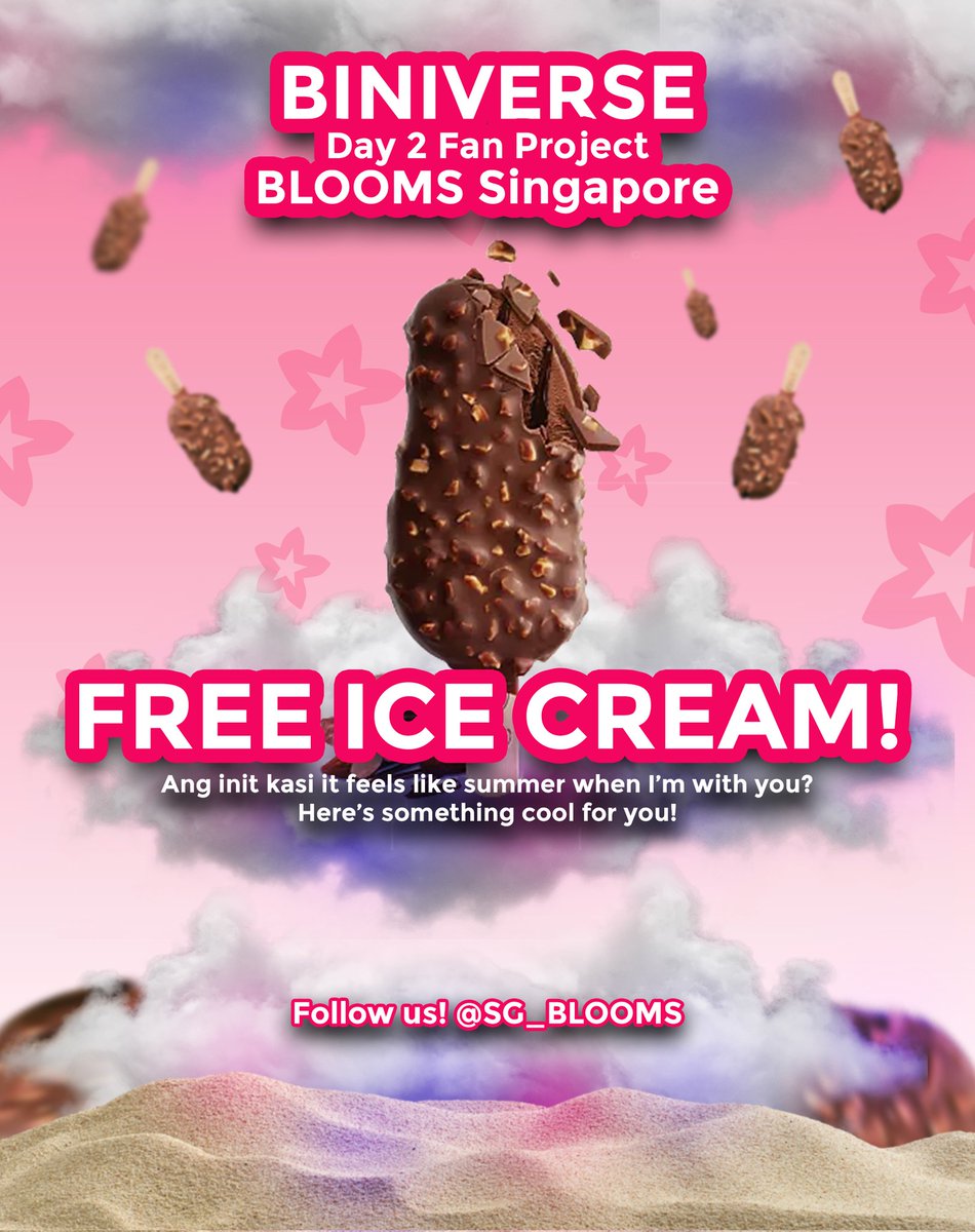 TEAM BLOOM SG (@teambloom_sg) on Twitter photo It's so hot sa Islang Pantropiko 'no? Sorry, late ito kasi nagpa-gas pa si kuya but here's FREE ICE CREAM from BLOOMs Singapore!
To get your free ice cream, please like and rt this post and follow us <a href="/SG_Blooms/">tbsg (backup)</a>. We will start giving them out at 3:30 PM outside But First, Coffee! It's so hot sa Islang Pantropiko 'no? Sorry, late ito kasi nagpa-gas pa si kuya but here's FREE ICE CREAM from BLOOMs Singapore!
To get your free ice cream, please like and rt this post and follow us <a href="/SG_Blooms/">tbsg (backup)</a>. We will start giving them out at 3:30 PM outside But First, Coffee!