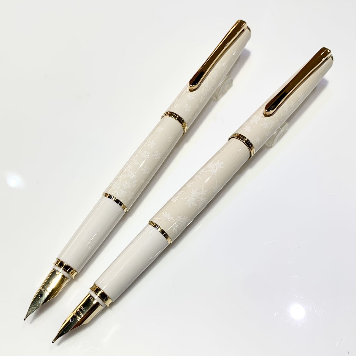 PILOT パイロット 万年筆 レディホワイト 桜 サクラ　中字 M fd-18sr-6.jpg