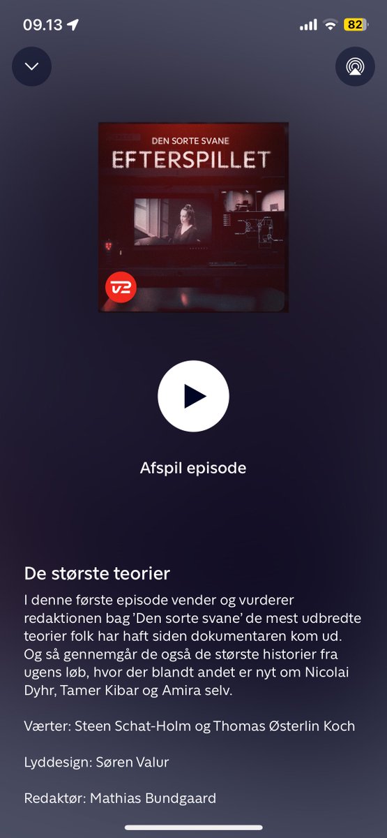 Så er der nyt fra holdet bag Den Sorte Svane i podcast eksklusivt til <a href="/tv2nyhederne/">TV 2 NYHEDERNE</a>’s nyhedsapp.