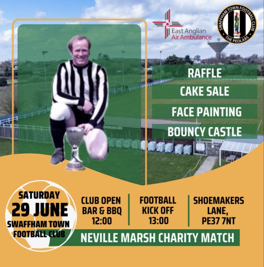 CastleAcreFC's tweet photo. Get yourself down to @Swaffham_TownFC today! Always a brilliant day, a great cause and all support is hugely appreciated . https://t.co/VuTcz4dFUd