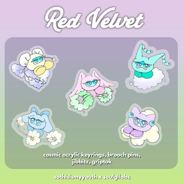 seulgilabs's tweet photo. RED VELVET FANCON TOUR IN MANILA 2024

COSMIC ACRYLIC KEYRINGS, BROOCH PINS, JIBBITZ, GRIPTOK

Fan Support by 
@seulgilabs and @sothisismyyouth

PART 4

♡ VERY LIMITED 
♡  RT and like. Must be a ReVeluv. 
♡ Donations | team con/labas/bahay

FORM: https://t.co/CN16LqemYP https://t.co/GHc2fg2V0O