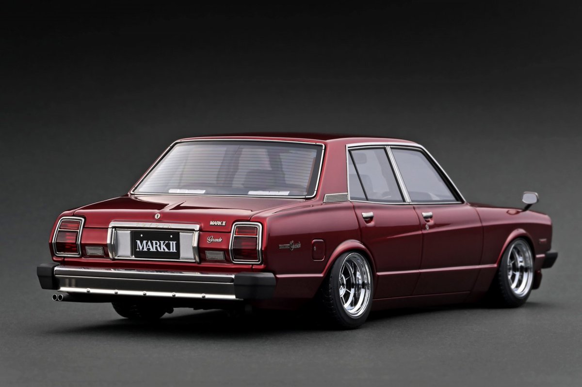 hobbysearch_mc's tweet photo. 【ミニカー予約】ignition model(イグニッションモデル)
1/18 Toyota MarkII Sedan Grande (MX41)
▼Red Metallic
https://t.co/a43duu0Yh8
▼Gold
https://t.co/AJr1JBP1gI
予約受付中です!
#ミニカー #トヨタマークII #ToyotaMarkII #MX41 #ブタ目 #ロンサムカーボーイ #ResinCar https://t.co/gUIT2cFUWM