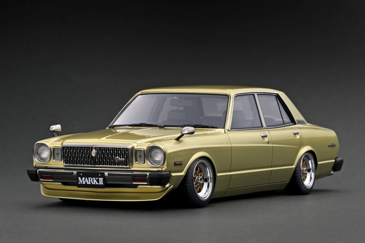 hobbysearch_mc's tweet photo. 【ミニカー予約】ignition model(イグニッションモデル)
1/18 Toyota MarkII Sedan Grande (MX41)
▼Red Metallic
https://t.co/a43duu0Yh8
▼Gold
https://t.co/AJr1JBP1gI
予約受付中です!
#ミニカー #トヨタマークII #ToyotaMarkII #MX41 #ブタ目 #ロンサムカーボーイ #ResinCar https://t.co/gUIT2cFUWM