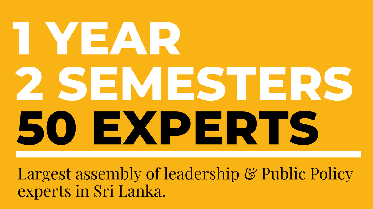 Join our esteemed one-year Executive Credential in Leadership &amp; Public Policy program, tailored for future leaders in government and non-governmental sectors.

Registering via email at Aeshanip@balpp.com or WhatsApp at 071 231 0648. 

More information : balpp.com