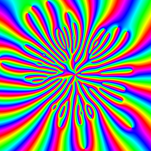 jcponcemath's tweet image. Currently, I'm working on a short video to explain how the method of domain coloring works 🌈. This method not only allows you to visualize complex functions but also enables you to create stunning math art!
Subscribe to my channel:
youtube.com/channel/UCUATU…
∞🙏 for your support!