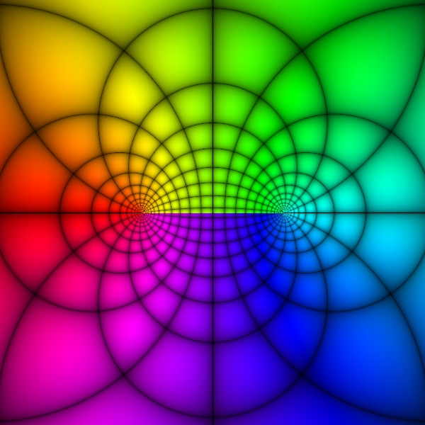 jcponcemath's tweet image. Currently, I'm working on a short video to explain how the method of domain coloring works 🌈. This method not only allows you to visualize complex functions but also enables you to create stunning math art!
Subscribe to my channel:
youtube.com/channel/UCUATU…
∞🙏 for your support!