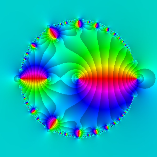 jcponcemath's tweet image. Currently, I'm working on a short video to explain how the method of domain coloring works 🌈. This method not only allows you to visualize complex functions but also enables you to create stunning math art!
Subscribe to my channel:
youtube.com/channel/UCUATU…
∞🙏 for your support!
