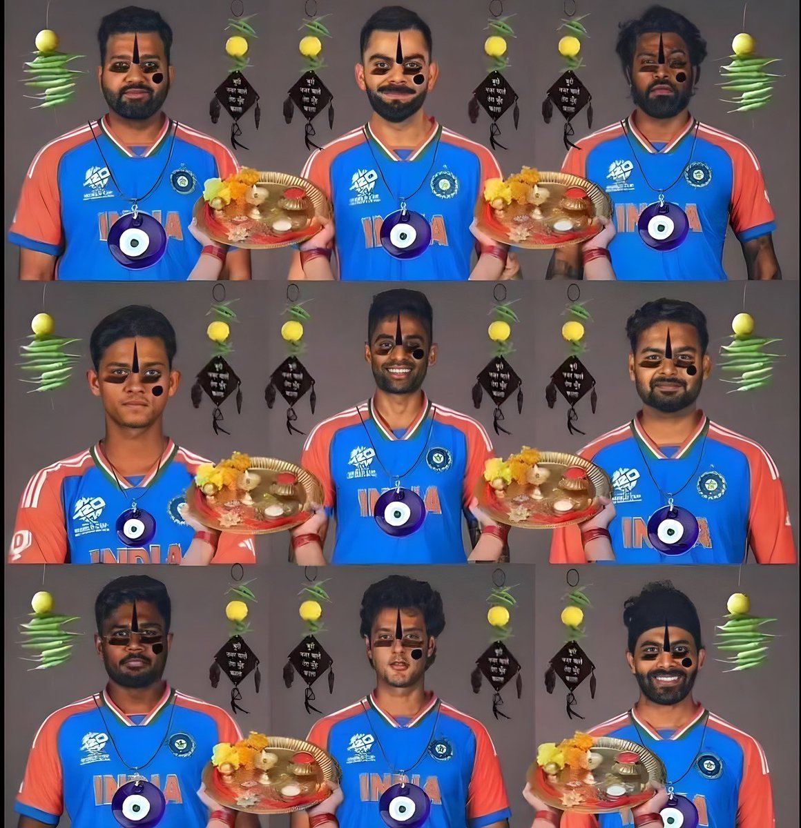 Aadhyayadavv's tweet photo. नज़र ना लगे मेरी टीम को 🙏❤️ https://t.co/c9IffkSX9I