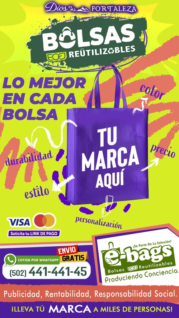 ecobolsa502's tweet photo. Las 5 razones
por las que nuestras bolsas
son la elección perfecta:
durabilidad, estilo, color, personalización y precio. 🛍️✨

¡Contacta con nosotros para empezar!

Cotiza VÍA WhatsApp 

https://t.co/Awl9pvR5gS

https://t.co/fDiv8Au6cU

#BolsasEcologicas #BolsasPersonalizadas https://t.co/yukuqTrG0b