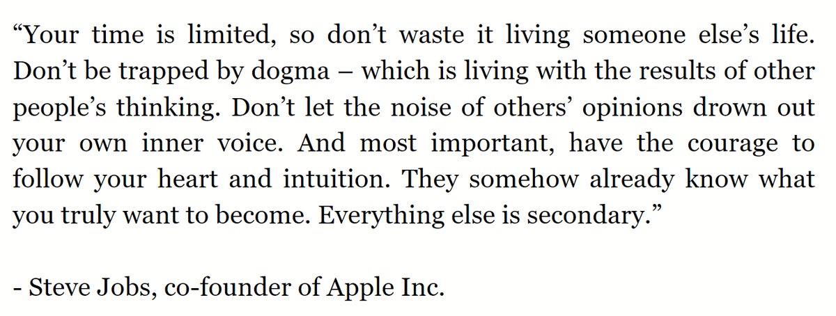 steve jobs on courage 💯