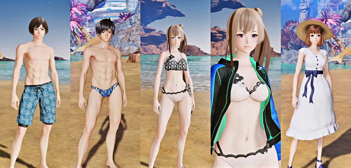 PSO2NGS 7/3(水)の新ACスクラッチ「サマースカイシーサイド'24」の