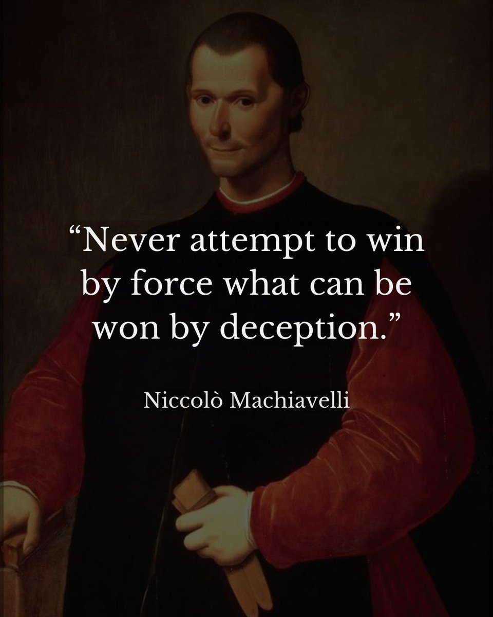 Niccolò Machiavelli | The Prince ⚔️ tweet media