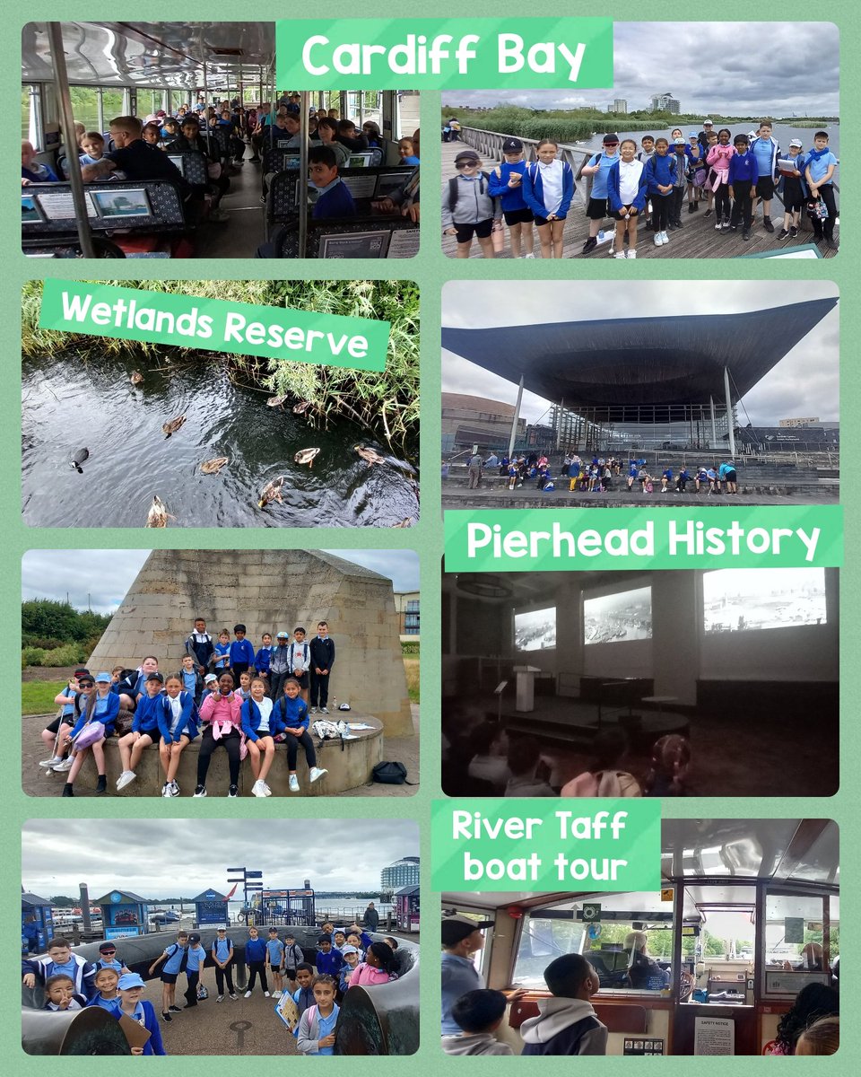SchoolTrelai's tweet photo. #tpsYear4 had an amazing day in Cardiff Bay. We discovered the history of the bay in the Pierhead, had an exciting boat tour & explored the Wetlands. We were exhausted after all that walking! Diolch to our parents who volunteered to help. #tpsHumanities #tpsOutdoors #tpsWellbeing https://t.co/pWMhaJQPW7