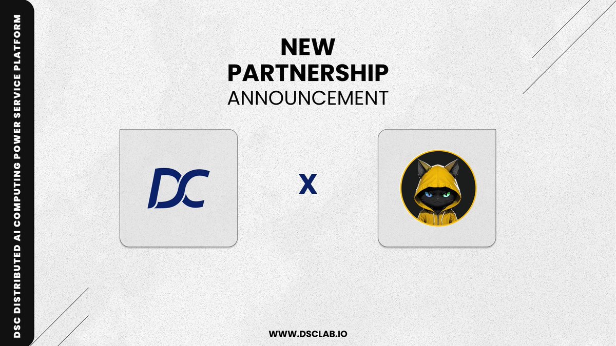 dsc_lab's tweet photo. 🤝We're thrilled to announce our partnership with @4BurnCat ✨      
      
Burn Cat is a Cat with the biggest BUYBACK &amp; BURN in Crypto. 
      
Stay tuned!      
      
#Web3 #DePIN‌‌ https://t.co/R996WPJHes