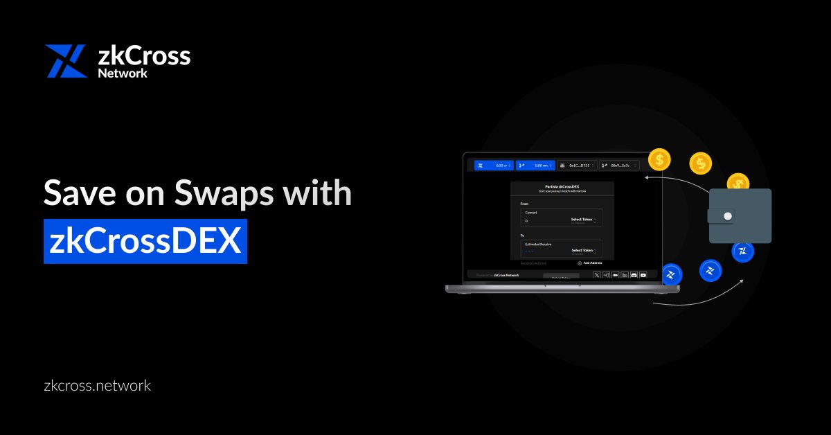 It's 2024, and nothing pays you back like #zkCrossNetwork! 💥

🌟 Swap on #zkCrossDEX on <a href="/partisiampc/">Partisia Blockchain</a> and earn $CROSS for every swap you make! 🌟 

All fees return to your wallet as Cross Power.  

Why wait? Boost your power and savings now! 💸  

👉 Try the Partisia DEX today!