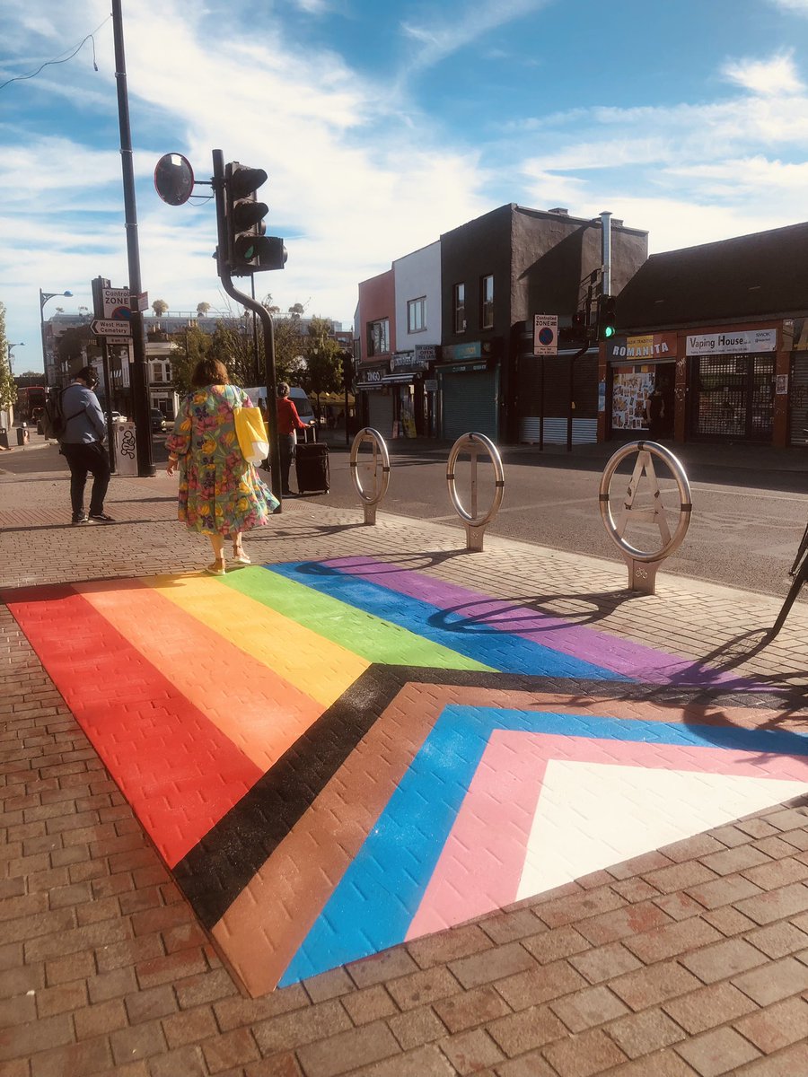rokhsanafiaz's tweet photo. 🏳️‍🌈🏳️‍⚧️ Update! Our #LGBTQIA  Progress Pride Flag in Forest Gate is back! 

Ahead of London Pride today we are sending an important message. 

@NewhamLondon is a place where you are free to be whoever you want, and free to love whoever you want.

#LondonPride2024
#Pride2024 🫶🏽 https://t.co/9uz8wfxFjz