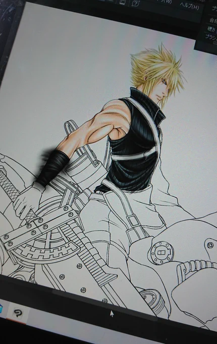 #wip あまり変化ないですが 一週間経ってたので進捗載せます 遅筆のくせに複数枚同時進行って無謀な事してるなと自分でも思います