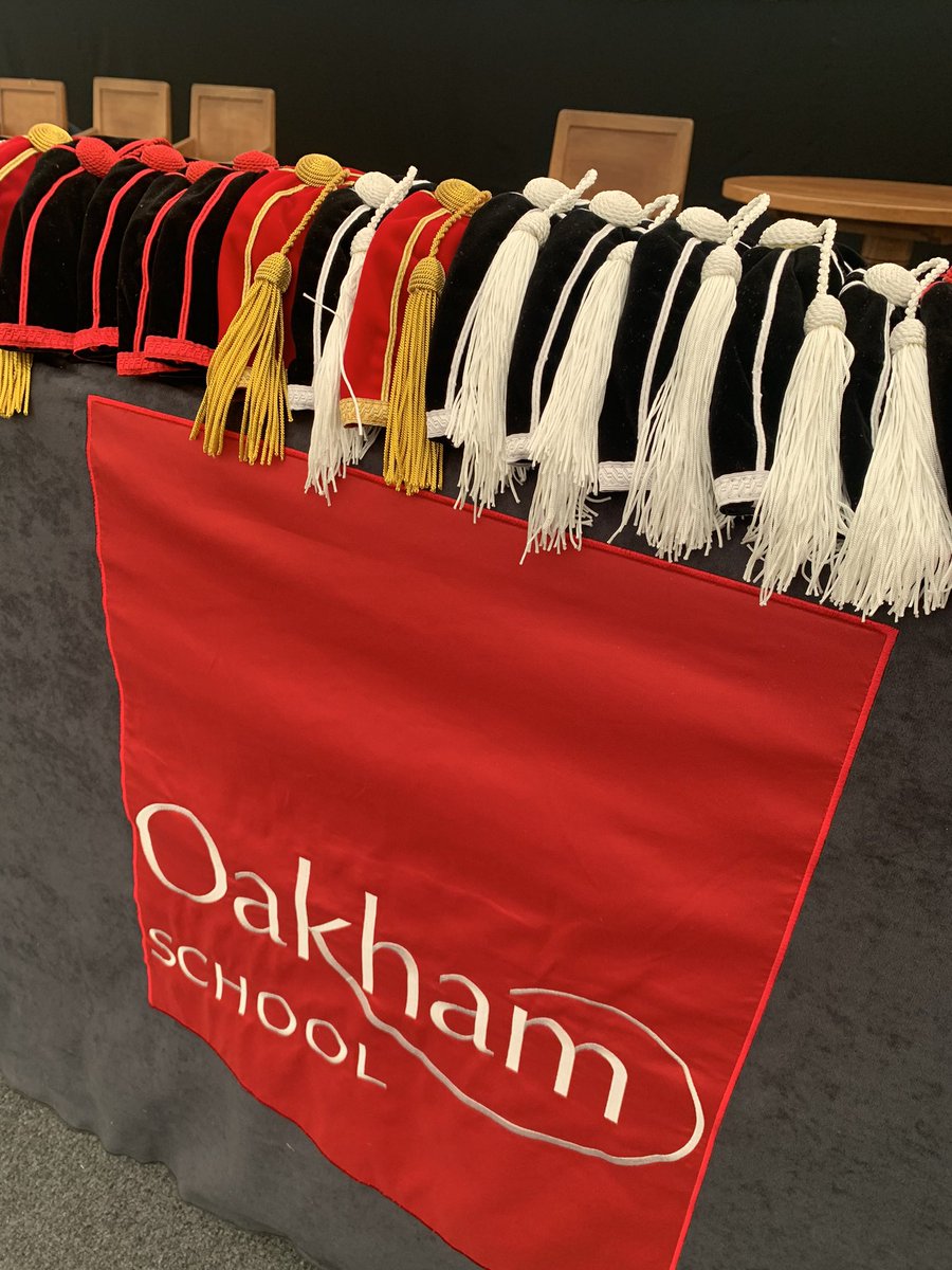 Fantastic to present Sports Colours Caps to our departing F7 Oakhamians last night.