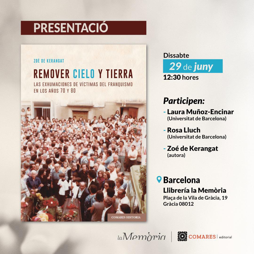 Queralt Solé (@qbru) on Twitter photo 📣📣📣
Avui, 12:30
D’aquí una estona es presenta el llibre de la Zoé de Kerengat a la llibreria La Memòria de Gràcia!!
Amb l’autora, <a href="/LMENCINAR/">LAURA MUÑOZ-ENCINAR</a> i <a href="/RosaLluchBramon/">Rosa Lluch Bramon</a> 📣📣📣
Avui, 12:30
D’aquí una estona es presenta el llibre de la Zoé de Kerengat a la llibreria La Memòria de Gràcia!!
Amb l’autora, <a href="/LMENCINAR/">LAURA MUÑOZ-ENCINAR</a> i <a href="/RosaLluchBramon/">Rosa Lluch Bramon</a>