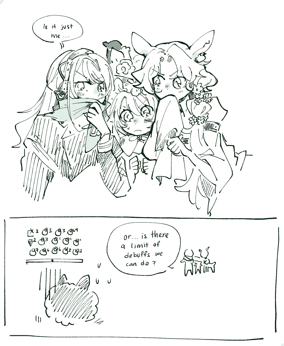 Played UTTU, got too much poison cards

#リバース1999 #Reverse1999 #Reverse1999fanart 