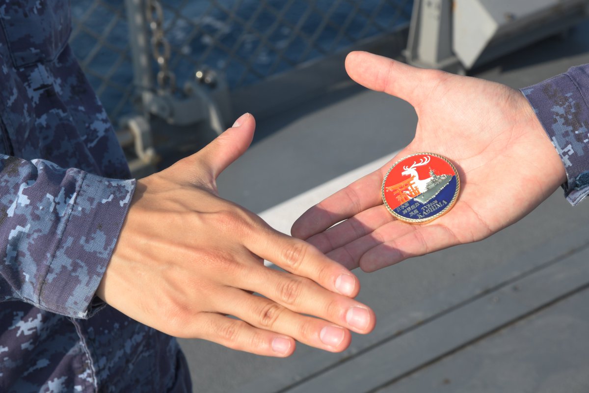 【海上自衛隊】特別警備隊　チャレンジ 自衛隊グッズ メダル 海上自衛隊 第61航空隊 厚木航空基地 チャレンジ