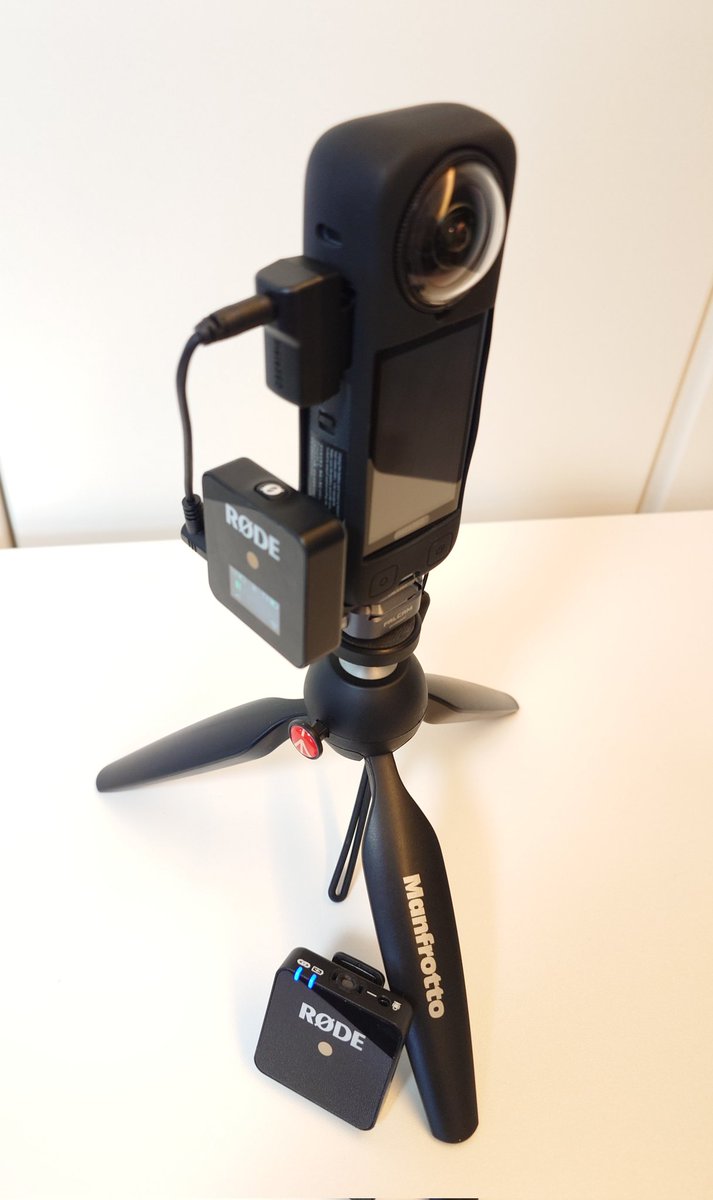 mmmki7's tweet image. 今日はマイクをつけてみて、お外でカメラテスト☀️
うん、感度よし！音も綺麗だしコンパクトだし普段遣いのマイクはこれに決まりかな😊
#insta360X4 
#Insta360 
#RODEWirelessgo
